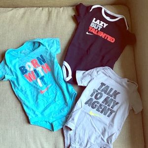 Nike 9-12 Month Onesies